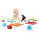 SOFT BIBI 70210 MATY SENSORYCZNE Z KLOCKAMI 20 SZT