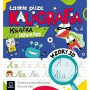 ŁADNIE PISZĘ KALIGRAFIA KSIĄŻKA Z ROWKAMI WZORY 3D TERAPIA RĘKI AKSJOMAT