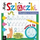 MOJE SZLACZKI KSIĄŻKA Z ROWKAMI WZORY 3D ZABAWY GRAFOMOTORYCZNE AKSJOMAT