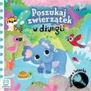 POSZUKAJ ZWIERZĄTEK W DŻUNGLI KSIĄŻKA Z LATARKĄ AKSJOMAT