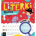 UCZĘ SIĘ PISAĆ LITERKI KSIĄŻKA Z ROWKAMI WZORY 3D TERAPIA RĘKI AKSJOMAT