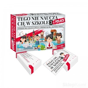 GRA KARCIANA TEGO NIE NAUCZĄ CIĘ W SZKOLE 3 O POLSCE KANGUR