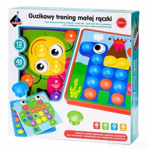 ASKATO GUZIKOWY TRENING MAŁEJ RĄCZKI GENIALNY DZIECIAK 24M+