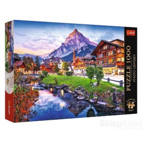 TREFL 10854 PUZZLE 1000 EL. ALPEJSKIE MIASTECZKO SZWAJCARIA