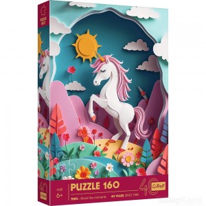 TREFL 40047 PUZZLE Z EFEKTEM 3D 160 EL. JEDNOROŻEC