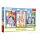 TREFL 34890 PUZZLE 3x50 EL. RODZINA BLUEY