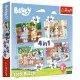 TREFL 34637 PUZZLE 4w1 BLUEY I JEGO ŚWIAT