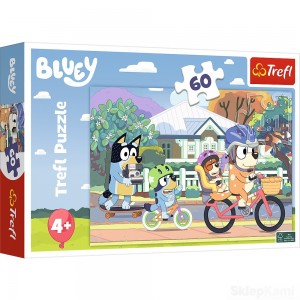 TREFL 17384 PUZZLE 60 WESOŁY BLUEY