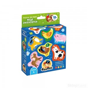 CZUCZU PUZZLE DO PARY MOJE ZWIERZĄTKA 18 M+ CZU CZU
