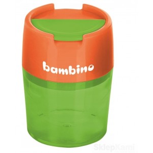 BAMBINO TEMPERÓWKA PODWÓJNA METALOWA POJEMNIK Z KLAPKĄ