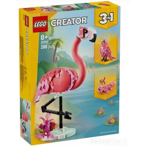 LEGO CREATOR 31170 DZIKIE ZWIERZĘTA RÓŻOWY FLAMING 3W1