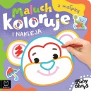MALUCH KOLORUJE I NAKLEJA Z MAŁPKĄ GRUBY OBRYS AKSJOMAT