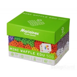 MARIOINEX 902431 KLOCKI MINI WAFLE 500 EDU EDUKACJA KARTY