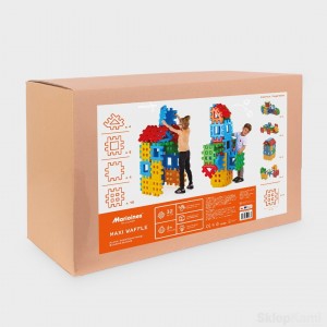 MARIOINEX OGROMNE KLOCKI MAX MAXI WAFLE 903063 32 El. WAFFLE