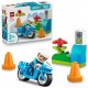 LEGO DUPLO 10471 NIEBIESKI MOTOCYKL POLICYJNY
