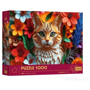 TREFL 40040 PUZZLE Z EFEKTEM 3D 1000 EL. KOT