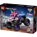 LEGO TECHNIC 42220 MONSTER JAM SPARKLE SMASH Z NAPĘDEM TYPU PULL-BACK
