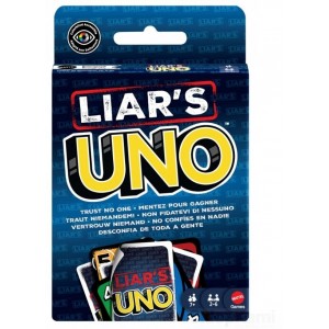 GRA KARCIANA LIAR'S UNO KŁAMCY MATTEL