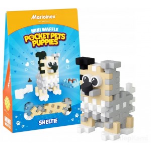 MARIOINEX 907818 MINI WAFLE POCKET PETS PUPPIES OWCZAREK SZETLANDZKI 49 EL.