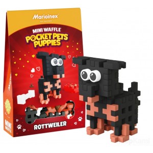 MARIOINEX 907900 MINI WAFLE POCKET PETS PUPPIES ROTTWEILER 50 EL.