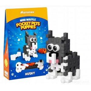 MARIOINEX 907917 MINI WAFLE POCKET PETS PUPPIES HUSKY 44 EL.