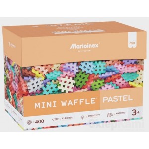 MARIOINEX 908402 KLOCKI MINI WAFFLE WAFLE 400 EL. PASTEL
