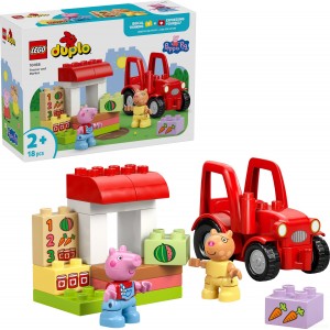 LEGO DUPLO 10468 PEPPA PIG TRAKTOR I TARGOWISKO
