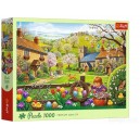 TREFL 10977 PUZZLE 1000 EL. POSZUKIWANIE WIELKANOCNYCH JAJEK
