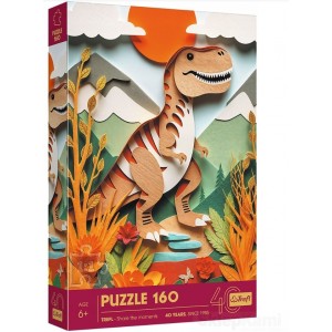 TREFL 40048 PUZZLE Z EFEKTEM 3D 160 EL. DINOZAUR