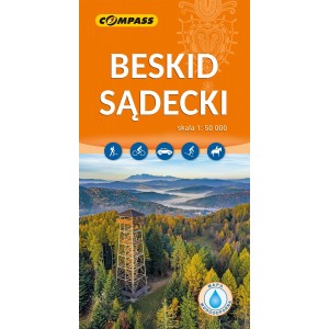 MAPA BESKID SĄDECKI 1: 50 000 LAMINOWANA COMPASS