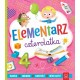 ELEMENTARZ CZTEROLATKA NAUKA, ZABAWA, NAKLEJKI, WIERSZYKI AKSJOMAT