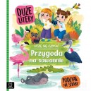 UCZĘ SIĘ CZYTAĆ DUŻE LITERY PODZIAŁ NA SYLABY PRZYGODA NA SAWANNIE AKSJOMAT