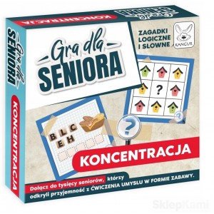 KANGUR GRA DLA SENIORA KONCENTRACJA ZAGADKI LOGICZNE I SŁOWNE