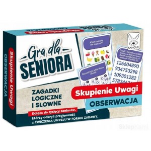 KANGUR GRA DLA SENIORA SKUPIENIE UWAGI OBSERWACJA ZAGADKI LOGICZNE