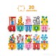 CZUCZU PUZZLE CYFERKOWY POCIĄG 3+