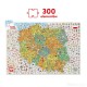 CZUCZU CZU CZU PUZZLE ODKRYWCY MAPA POLSKI 300 EL.