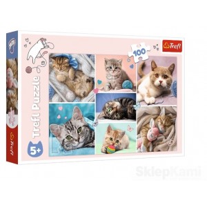 TREFL 16420 PUZZLE 100 W KOCIM ŚWIECIE