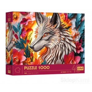 TREFL 40041 PUZZLE Z EFEKTEM 3D 1000 EL. WILK