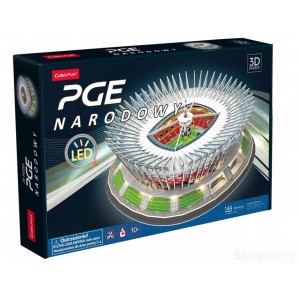 PUZZLE 3D PGE STADION NARODOWY W WARSZAWIE LED DANTE
