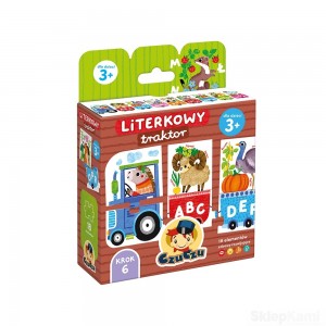 CZUCZU PUZZLE LITERKOWY TRAKTOR 3+