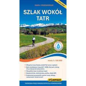 MAPA I PRZEWODNIK SZLAK WOK&Oacute;Ł TATR 1:100 000 LAMINOWANA COMPASS