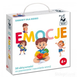 KAPITAN NAUKA EMOCJE ZABAWY DLA DZIECI 50 AKTYWNOŚCI NA POZNAWANIE EMOCJI