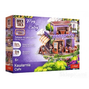TREFL BRICK TRICK 62696 MY CITY KAWIARNIA CAFE BUDUJ Z CEGŁY CERAMICZNE
