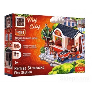 TREFL BRICK TRICK 62698 MY CITY REMIZA STRAŻACKA BUDUJ Z CEGŁY CERAMICZNE