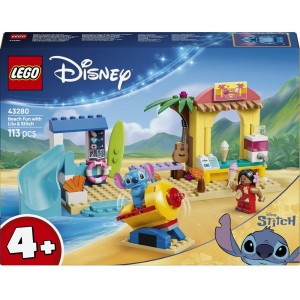 LEGO DISNEY 43280 ZABAWA NA PLAŻY Z LILO I STITCHEM
