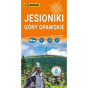 MAPA JESIONIKI G&Oacute;RY OPAWSKIE 1:50 000 LAMINOWANA COMPASS