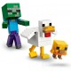 LEGO MINECRAFT 21582 KURZY JEŹDZIEC