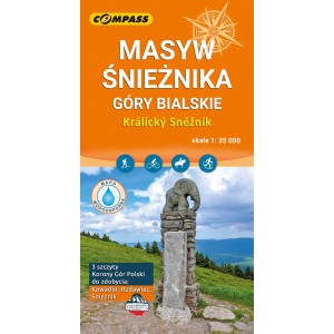 MAPA MASYW ŚNIEŻNIKA G&Oacute;RY BIALSKIE LAMINOWANA COMPASS